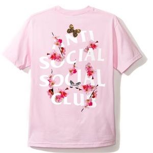 Anti Social Social Club Men Large KKOCH Pink Tee - New